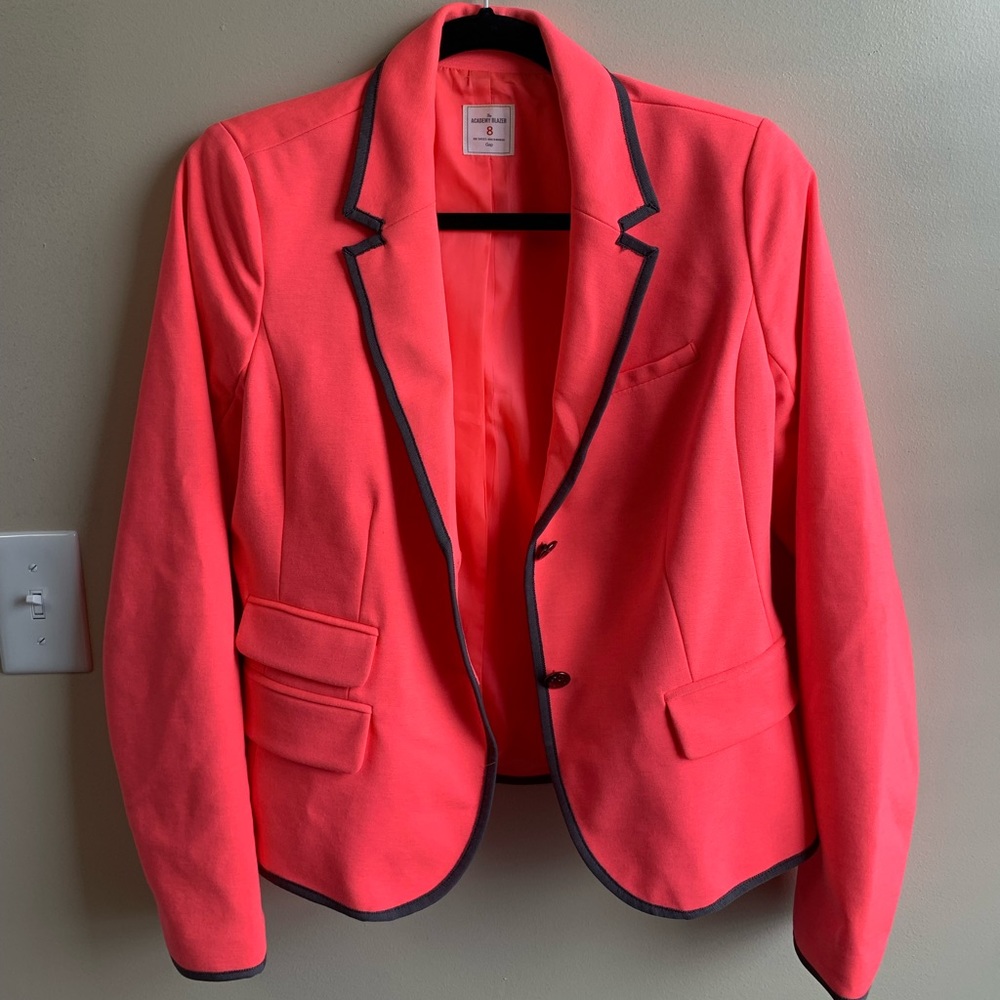 Neon Pink Gap Academy Blazer